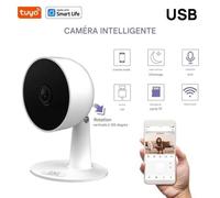 Mini caméra 2k vision nuit détecteur mouvement audio bidirectionnel