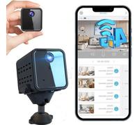 Mini-caméra 4G d'extérieur, 2K, détecteur de mouvement, vision nocturne, compacte