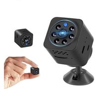 Mini caméra cachée, caméra cachée de sécurité Wi-Fi 4K HD avec audio bidirectionnel : une caméra cachée de nounou conçue pour la surveillance à domicile qui prend en charge le stockage dans le cloud