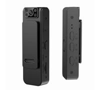 Mini Caméra Corporelle, Enregistreur Vidéo WiFi 1080p, Nocturne, Caméra Vidéo Portable Portable, Petit Clip sur Caméra Vidéo de Poche Grand Angle, pour Réunions, Conférences