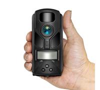 Mini caméra de chasse 20 MP, caméra de piste 1080p sans lueur, vision nocturne 940 nm, détecteur de mouvement, étanchéité IP66, portée d'éclairage de 24,4 m, caméra de jeu expert en plein air pour