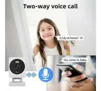 Mini caméra de sécurité Tuya Wifi 3MP HD, détection de mouvement, vision nocturne couleur, caméra de vidéosurveillance étanche, États-Unis