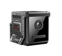 Mini caméra de sécurité WiFi Bluetooth 1080p avec grand angle de 130° et détection de mouvement intelligente, vision nocturne infrarouge 1000 mAh, double carte TF et stockage dans le nuage