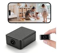Mini Caméra Espion, 1080P HD Caméra Surveillance WiFi Interieur/Extérieur avec Vision Nocturne et Détection de Mouvement, 2.4G/5G WLAN Camera- Application Mobile- pour Transmission en Direct -Type C