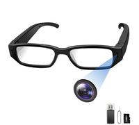Mini Caméra Espion Cachée avec 16 Go, Caméra Cachée dans des Lunettes | Caméra Espion Cachée, Caméras d'action, 2 Heures d'enregistrement d'activités en Extérieur, Enregistrement en Boucle