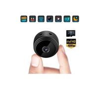 Mini Camera Espion HD 1080P Portable WiFi Surveillance de la Sécurité sans fil avec Vision Nocturne pour iOS Android-Noir