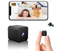 Mini Camera Espion sans Fil, 1080P Camera Surveillance WiFi Interieur & Exterieur sans Fil Invisible a Distance Discrete avec Vision Nocturne, Micro Cachée Caméra Espion Bebe Maison Chat Voiture Chien