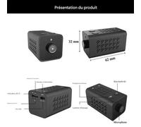 Mini caméra Full HD 1080P Wifi P2P vision de nuit invisible