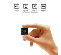 Mini caméra HD 1080p pour la sécurité de la maison et du bureau, vision nocturne améliorée et détection de mouvement, super mini caméra espion