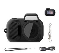 Mini caméra HD 1080p ultra portable avec écran intégré pour une utilisation domestique et extérieure, design compact pour un transport facile