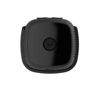 Mini Camera HD 720P Angle Large Vision Nocturne Détection Mouvement WiFi Portable Noir YONIS