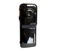 Mini caméra noire brillante à détection vocale