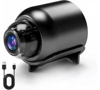 Mini Camera sans Fil Invisible 1080P avec Vision Nocturne Caméra Surveillance sans Wifi Fil Sécurisée pour Maison Bureau et Voiture Grand Angle 140° et Détection de Mouvement Enregistrement à Distance