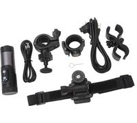 Mini caméra sportive DV, 12 MP, WiFi, IP66, étanche, 1600 mAh, type C, grand angle 120°, casque outdoor pour moto, vélo, gris foncé