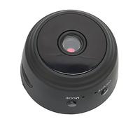 Mini Caméra WiFi 1080P Rechargeable Night Vision 360° Rotation Petite Caméra Vidéo avec Aimant Intégré et WiFi, pour Bureau à Domicile