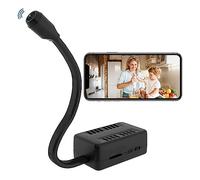 Mini Caméra WiFi HD 1080P X7, Caméra de Surveillance sans Fil WiFi Nanny Cam avec Petite Lentille Serpent Réglable, Surveillance des Mouvements Al pour Photo, Vidéo, sécurité à