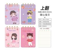 Mini Carnet De Poche Spiralé En Forme De Dessin Animé, 1 Pièce, 80 Feuilles, Pour Journal Intime, Prise De Notes, Accessoires Scolaires Et De Bureau