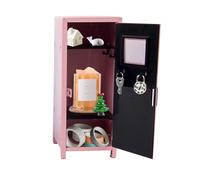 Mini casier, coffre-fort de sécurité de bureau, 27,5 x 11 x 11 cm, résistant aux rayures, armoire à clés, rangement compact pour objets de valeur, cadeau élégant et fiable pour les étudiants, les