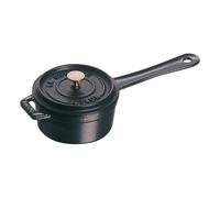 Mini casserole à sauce avec couvercle de marmite, noir O 10 cm Staub