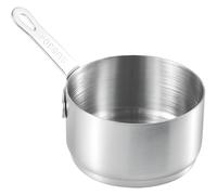 Mini casserole casserole en acier inoxydable de 60 ml petite antiadhésive mini suspendue avec poignée pour lait chaud