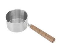 Mini Casserole en Acier Inoxydable 304, Poignée Confortable, Prévention des Brûlures, Chauffe-beurre au Lait Portable, Pot de 200ml Casserole à Sauce Casserole à Beurre petite casserole induction