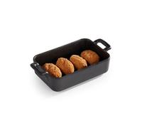 Mini Casserole Rectangulaire Mélamine Noire 19,5 x 10 cm