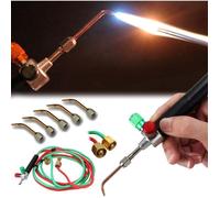 Mini chalumeau à gaz pour bijoux, soudage, brasage, découpe et soudure, avec embouts interchangeables