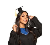 Mini chapeau de diplômé - BOLAND - Adulte - Noir - Tassel jaune