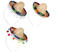 Mini Chapeau de fête en Feutre, Bandeau à Large Bord | Ajustement du bandeau élastique, sensation de port léger, utilisation en costume/thé/festival