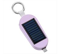 Mini chargeur solaire portable de secours de type C, charge rapide
