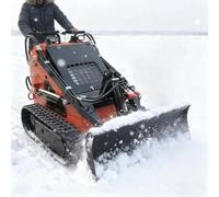 Mini chargeuse compacte avec système hydraulique robuste, chargeuses à triple pompe pour excavation, transport de matériel, aménagement paysager et opérations agricoles