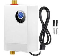 Mini-chauffe-eau, 220 V, 3 000 W, à installer sous l'évier, mini-chauffe-eau portable avec affichage numérique, pour la cuisine, la salle de bains, les caravanes et autres lieux.