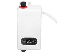Mini Chauffe-eau électrique sans Réservoir, Chauffe-eau Instantané 220 V 3400 W avec Affichage Numérique de la Température, Prise Sous évier, Chauffe-eau Instantané Mural Compact pour Cuisine