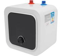 Mini-chauffe-eau électrique - Type 1 8 L 1500 W - Chauffage instantané - Écran LCD - Sous plan pour cuisine/salle de bain - Prise UE/US - Blanc