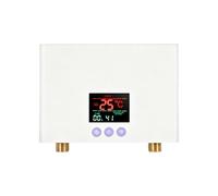 Mini chauffe-eau instantané, 5500W Chauffe-eau instantané sans réservoir | Télécommande électrique chauffe avec Affichage LED Réglage De La Température à 3 Niveaux Pour Maison Cuisine Salle de Bains
