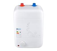 Mini chauffe-eau sous table de 6 l - Réservoir d'eau sous table - Résistant à la pression - 1500 W - Stockage électrique compact avec tuyau d'eau - Valve de pression pour cuisine et salle de bain