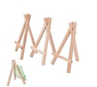 Mini Chevalet D'artiste En Bois 12.5x7cm, 1 Pièce, Support D'exposition De Cartes De Table De Mariage Pour Décoration De Fête