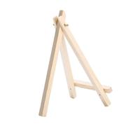 Mini Chevalet D'Artiste En Bois 9x16cm, Triangle, Bricolage, Dessin, Petite Table, Cadeau Pour Enfants Étudiants, Artisanat De Peinture, 10 Pièces/Lot