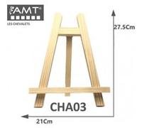 Mini Chevalet En Bois - 27 X 19 Cm - Amt Cha03 G
