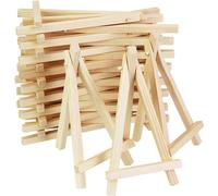 Mini chevalet en bois - Parfait pour les activités manuelles des enfants et les petites toiles - 20 pièces