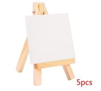 Mini Chevalet En Bois Pour Enfants,, 5 Ensembles, Pour Peinture Artistique, Carte De Nom De Table, Support De Dessin Pour Artiste Scolaire