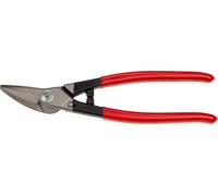 Mini cisaille à tôle STUBAI isolée PVC, gauche – 200 mm – trempée par induction 60–62 HRC – coupes courbes et coupes continues – cisaille à tôle professionnelle avec poignée antidérapante