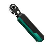 Mini liquet 36 dents réversible pour réparation ouille hexagonale à cliquet à angle droit de 1/4" avec 2 embouts pour les espaces restreints, réparation de moteur de