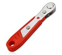 Mini clé à cliquet, tournevis cruciforme à angle droit pour les espaces difficiles, fonctionnement 1/4", couple élevé, décalage réversible, 11 cm
