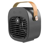 Mini Climatiseur Personnel Portable À 3 Vitesses Avec Poignée De Ventilateur De Refroidissement USB Rechargeable Par Pulvérisation -