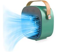 Mini climatiseur personnel - PZCC - Rechargeable - 4000 mAh - Réservoir 180 ml - 3 vitesses silencieux