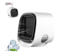 Mini Climatiseur Petit Refroidisseur De Climatiseurs Portables Avec Ventilateur De Refroidissement Veilleuse (Blanc),yd