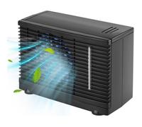 Mini climatiseur portable 12V, refroidisseur d’air par évaporation, ventilateur ajustable pour voiture et espaces confinés