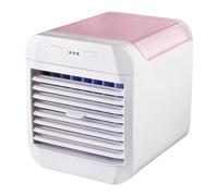 Mini climatiseur portable, alimenté par USB, unités de climatisation de fenêtre, multifonction avec bouton de contrôle d'été, fournitures de refroidissement d'été avec 3 vitesses de vent pour salon,