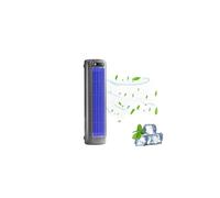 Mini Climatiseur Portable,Ventilateur Rechargeable,Climatiseur Mobile,Air Conditioner Portable,3 Vitesses, Rechargeable Par USB, Pour La Chambre, Le Bureau, La Maison (Gris)